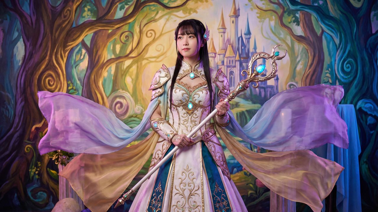 糖心vlogcosplay视频教程：奇幻女神服装制作全过程视频演示